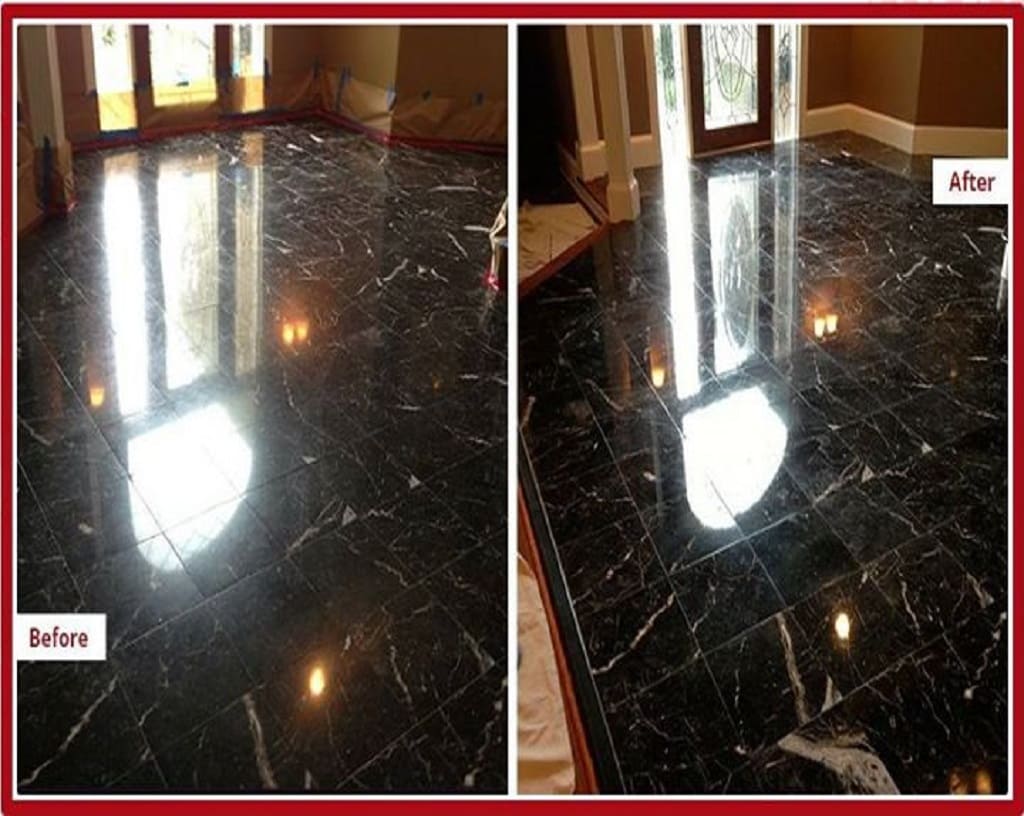 Poles VS Coating Marmer, Dan Jasa Buffing Marmer di Jakarta Utara