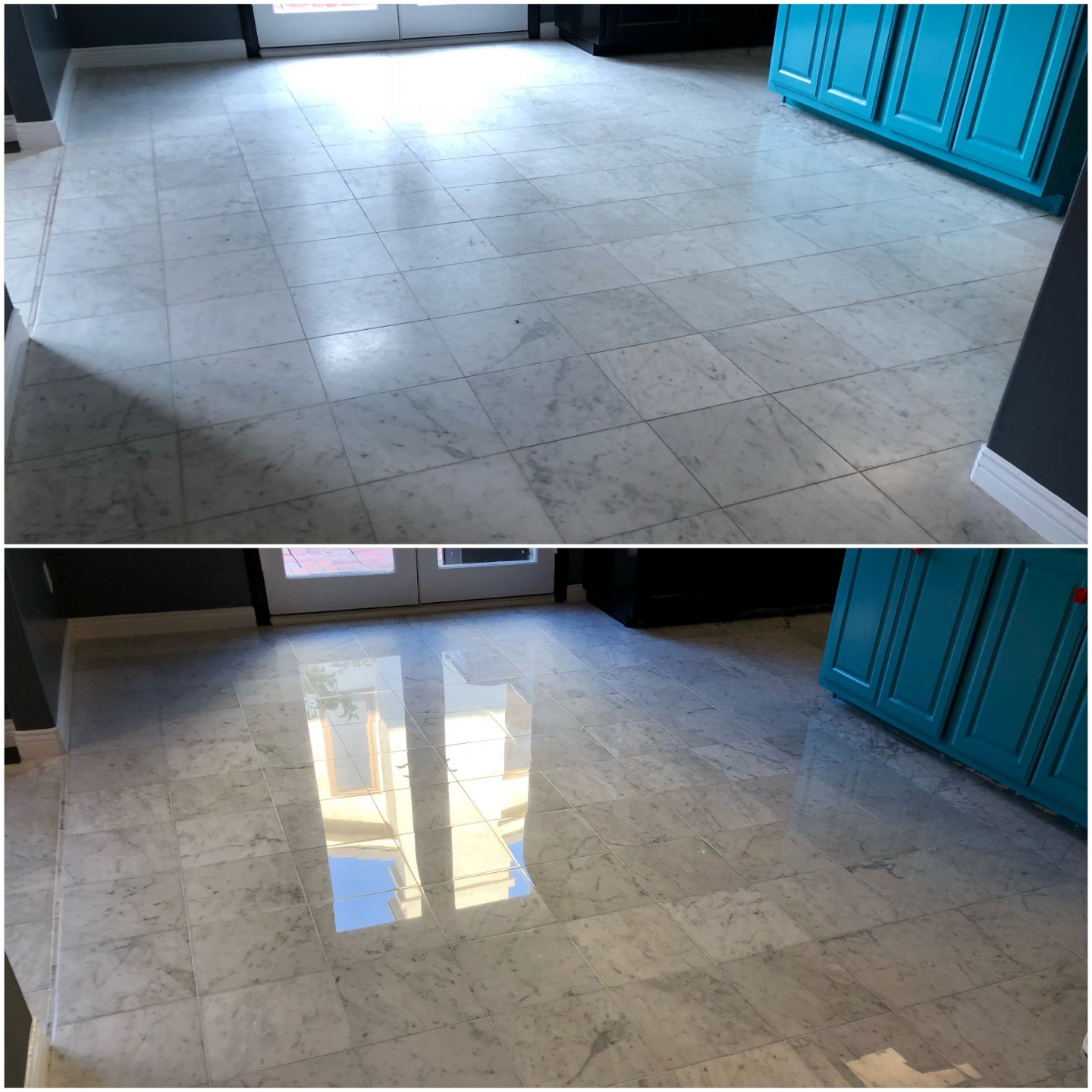 Buffing Lantai di Jakarta Pusat